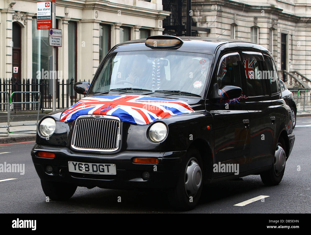 Le nozze del principe William e Catherine Middleton - Atmosfera al Goring Hotel Londra Inghilterra - 29.04.11 Foto Stock