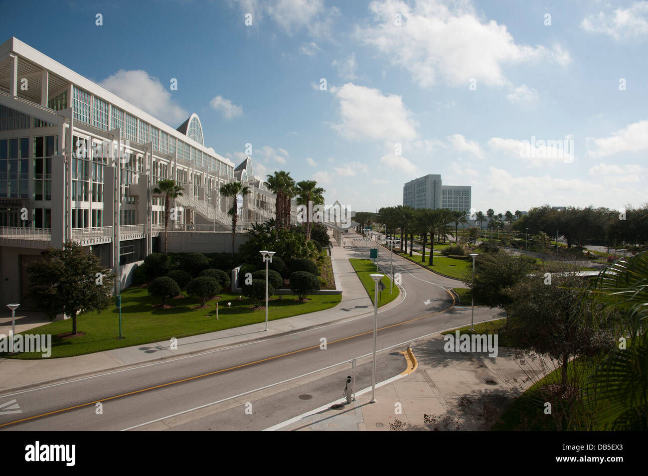Hilton Hotel e Orange County Convention Center (International Drive) Orlando, Florida. Foto Stock