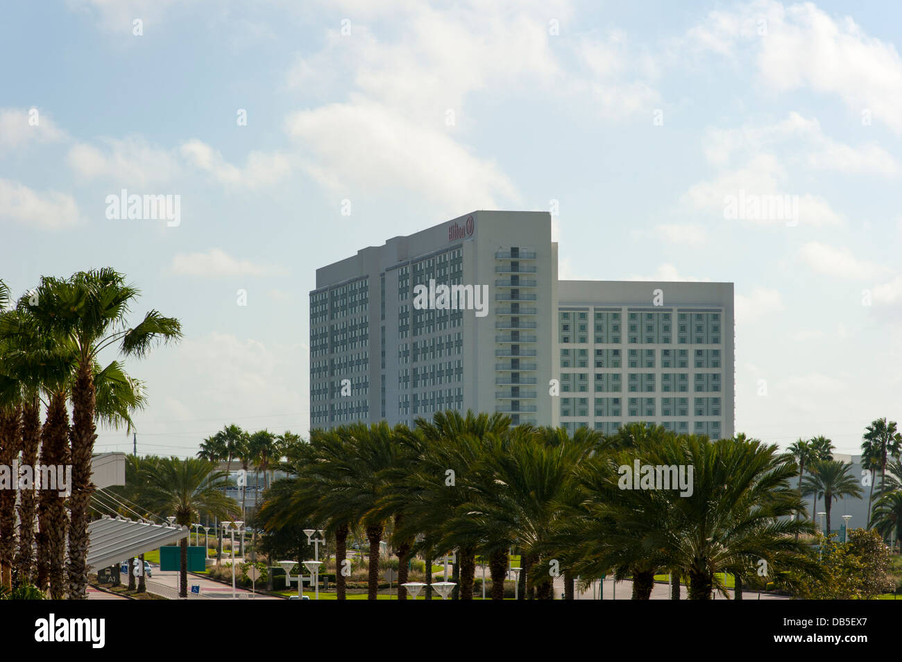 Hilton Hotel all'Orange County Convention Center (International Drive) Orlando, Florida. Foto Stock