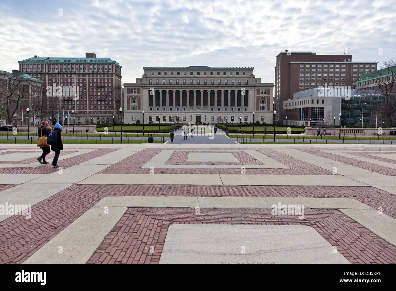 Il campus di New York City la Columbia University, un Ivy League scuola. Foto Stock