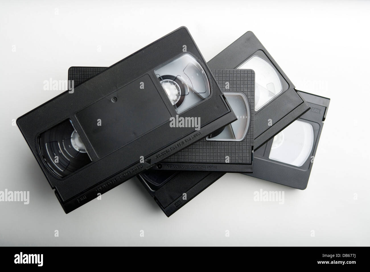 Nero VHS cassette. Foto Stock