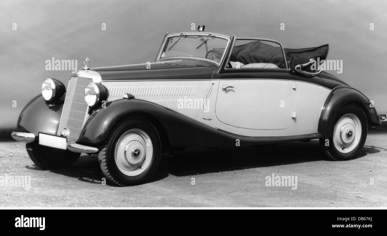 Trasporto / trasporto, auto, Mercedes-Benz tipo 170 V convertibile, 1937, diritti aggiuntivi-clearences-non disponibile Foto Stock