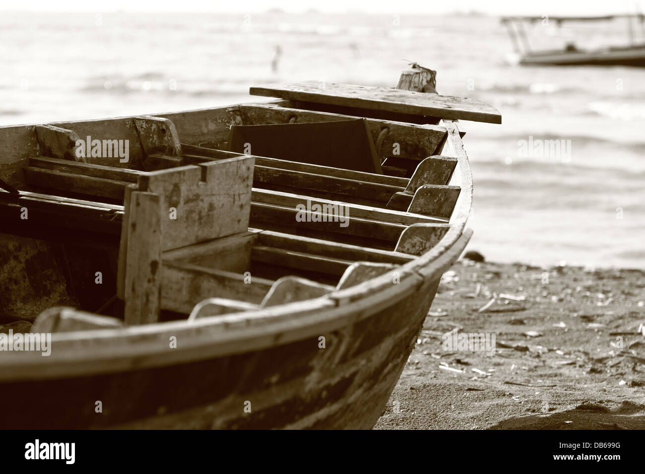 Un boach in spiaggia Foto Stock