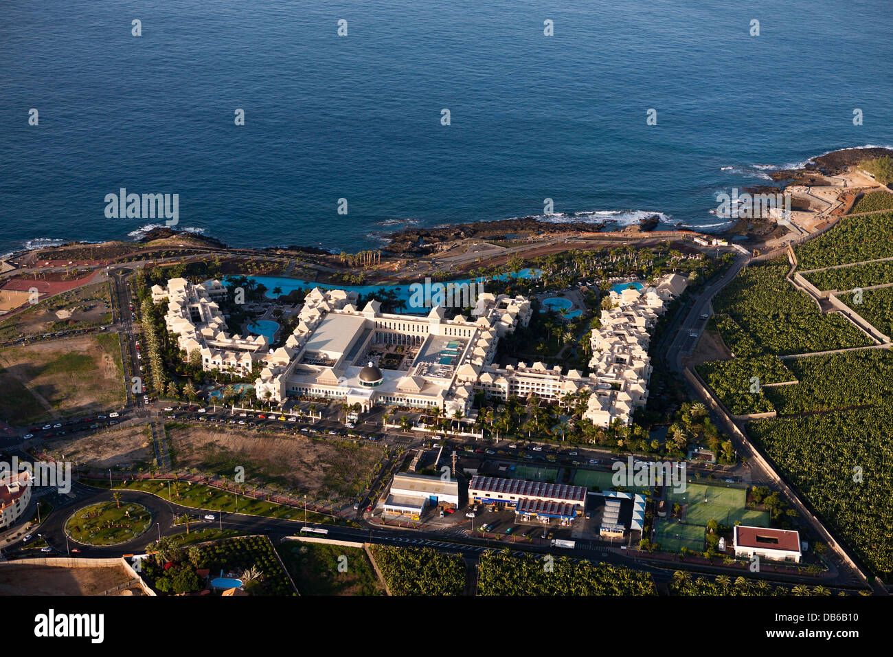 Albergo vicino a Alcala a ovest di Tenerife, Tenerife, Isole Canarie, Spagna Foto Stock