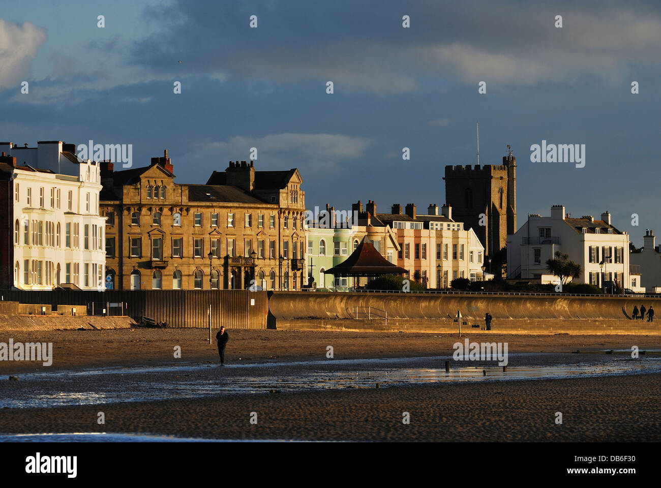Una vista di Burnham-on-Sea Somerset Foto Stock