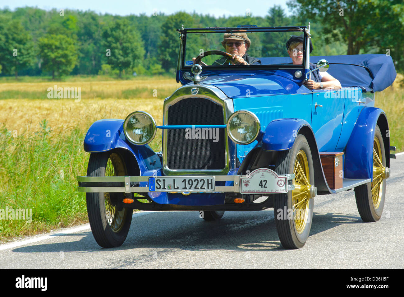 Speciale Studebaker sei Tourer, costruito all anno 1922, fotografia scattata a luglio 13, 2013 di Landsberg, Germania Foto Stock