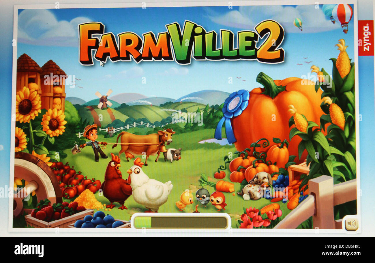 Farmville2 gioco per computer Foto Stock