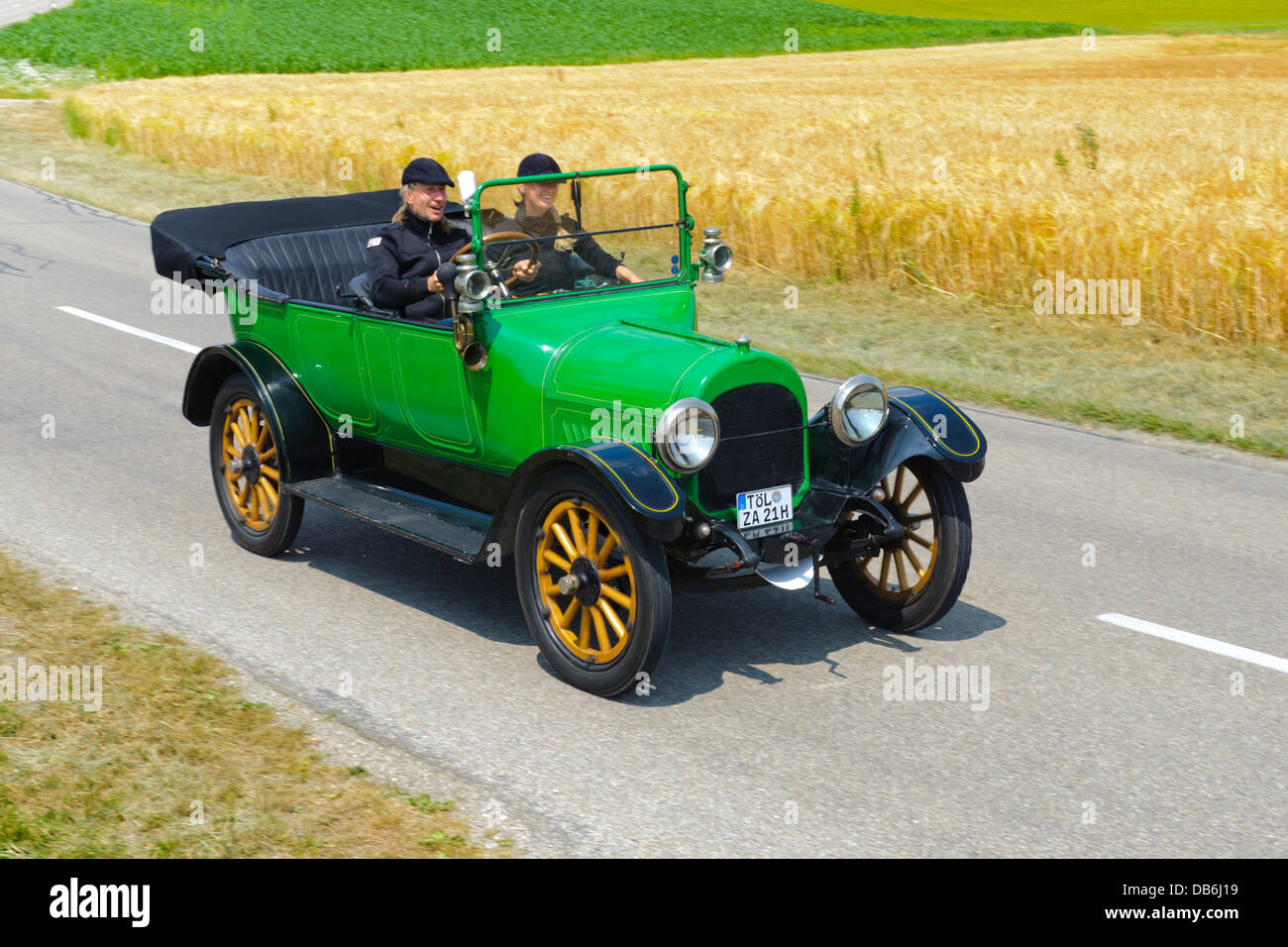 K.R.I.T Touring Car, costruito all anno 1914, fotografia scattata a luglio 13, 2013 di Landsberg, Germania Foto Stock