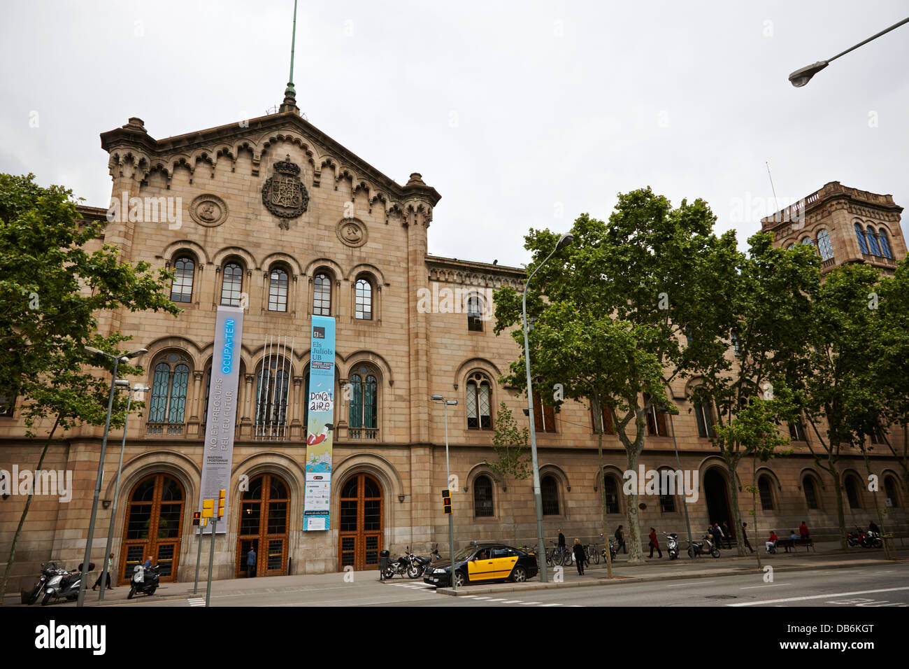 Università di Barcellona Catalonia Spagna Foto Stock
