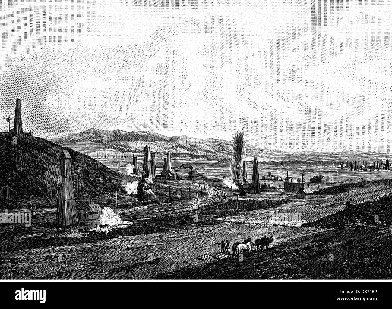 Energia,petrolio,miniere di petrolio di Potok vicino a Krosno,Carpazi,incisione legno,fine del XIX secolo,XIX secolo,grafica,paesaggio,paesaggi,costruzioni,costruzioni,perforazione derrick,wellhead,torre di alesaggio,trivellazione,torre di perforazione,carro di perforazione,trivellazione,teste di pozzo,torri di perforazione,tralicci,torri di perforazione,estrazione petrolio,produzione petrolio,petrolio,estrazione petrolio,petrolio greggio,estrazione petrolio,estrazione petrolio,estrazione petrolio,petrolio greggio,estrazione petrolio,estrazione petrolio,petrolio,estrazione petrolio,petrolio,estrazione petrolio,petrolio,petrolio greggio,estrazione petrolio,non disponibile,estrazione petrolio,estrazione petrolio,estrazione petrolio,petrolio,petrolio,petrolio,estrazione petrolio,petrolio,estrazione petrolio,petrolio,petrolio,estrazione petrolio,estrazione petrolio Foto Stock