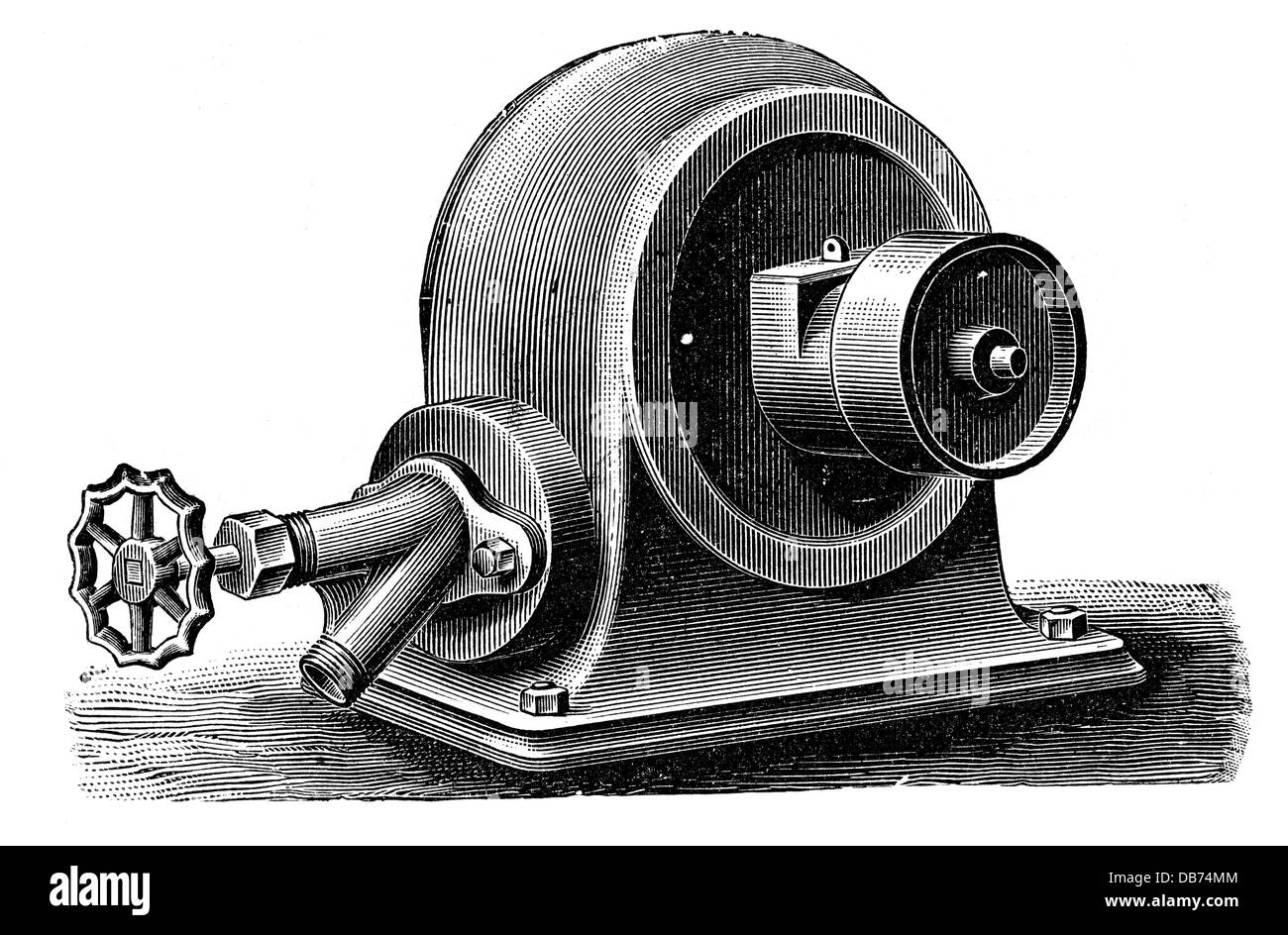 Energia, acqua, ruote idrauliche, ruota Pelton, costruita da H. Breuer & Co. Höchst al meno, incisione del legno, fine del XIX secolo, XIX secolo, tecnologia, ingegneria, tecnologie, tecniche, impulsioni, propulsione, potenza motrice, potenza motrice, generazione di energia, energia idrica, idroelettrica, idroelettrica, idroelettrica, Pelton Engine, turbina, turbina, turbine, turbine, storiche, storiche, Hoechst al Main, Höchst al Main, Hochst al Main, Additional-Rights-Clearences-Not available Foto Stock