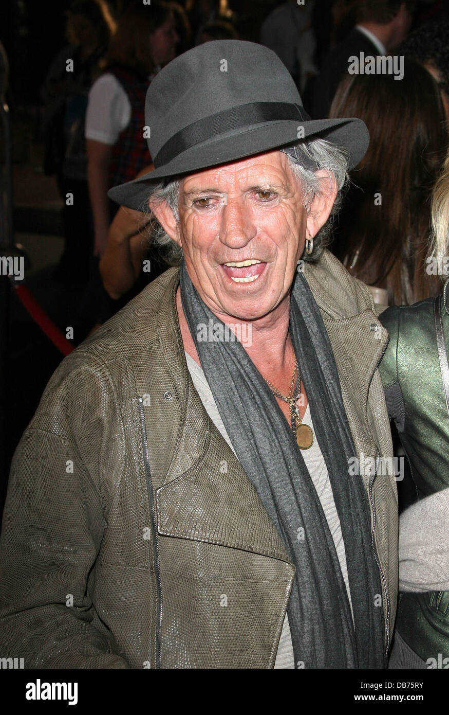 Keith Richards "Pirati dei Caraibi: il forestiero maree' Premiere Mondiale tenutosi a Disneyland Anaheim, California - 07.05.11 Foto Stock