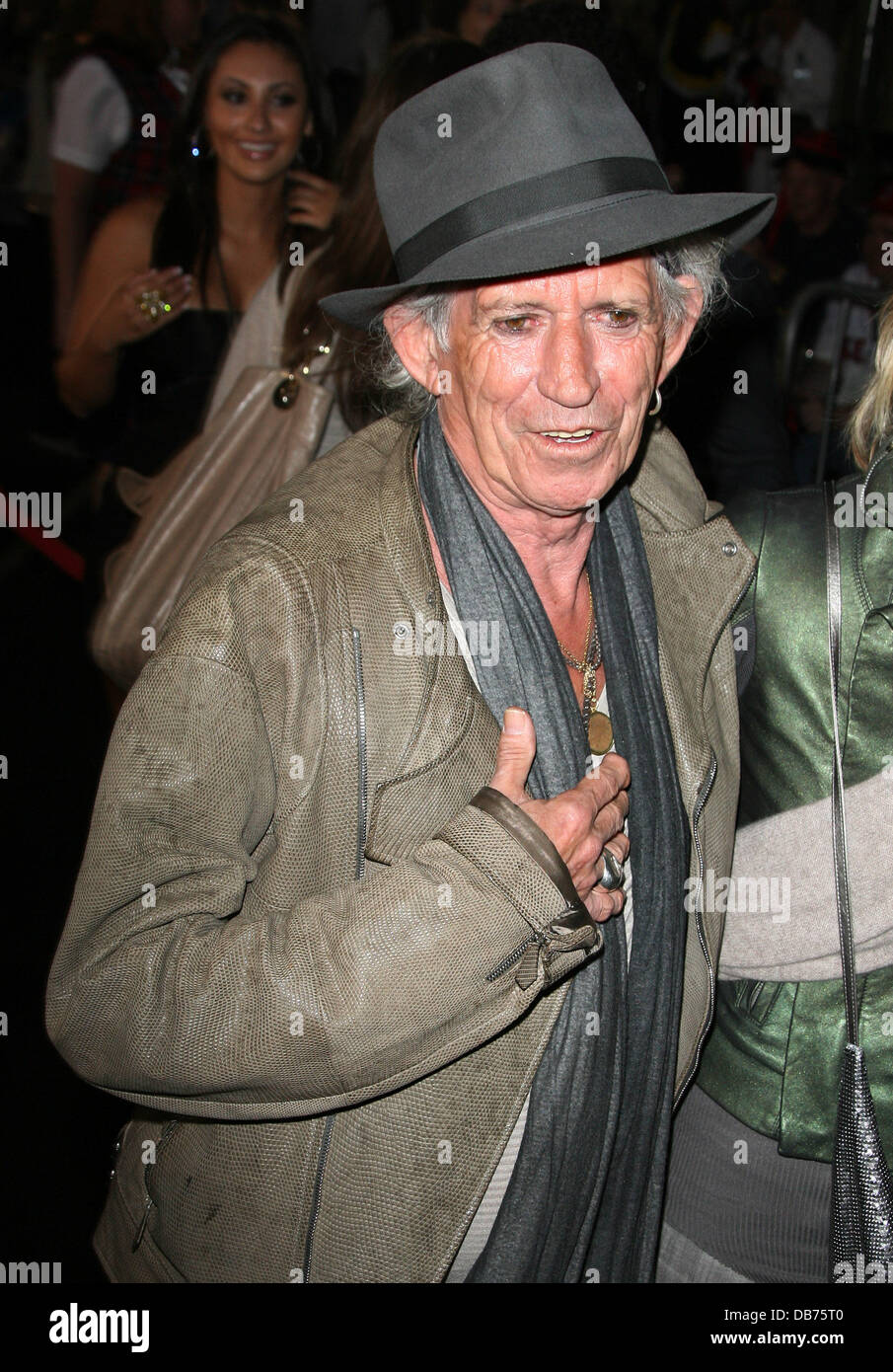 Keith Richards "Pirati dei Caraibi: il forestiero maree' Premiere Mondiale tenutosi a Disneyland Anaheim, California - 07.05.11 Foto Stock