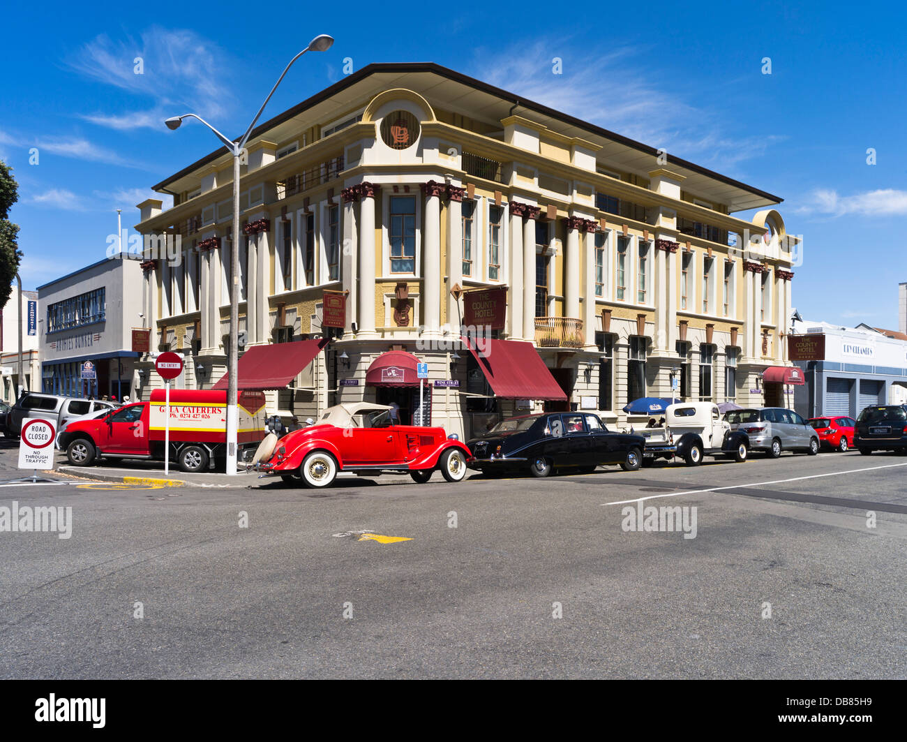 dh NAPIER NEW ZEALAND Art Deco County Hotel edificio anni '30 edifici