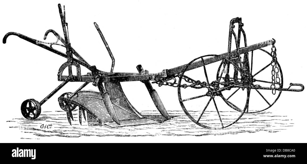 Agricoltura, dispositivi, aratro, Prato coltivare aratro, incisione legno, II metà XIX secolo, apparecchio, elettrodomestici, macchina agricola, macchina agricola, macchine agricole, macchine agricole, tecnologie, tecnologia, tecnologie, prato, prato, coltivazione, utilizzazione, utilizzazione, agricoltura, agricoltura, dispositivi, dispositivo, aratro, aratro, aratri, aratri, storici, storici, storici, diritti aggiuntivi non disponibili Foto Stock