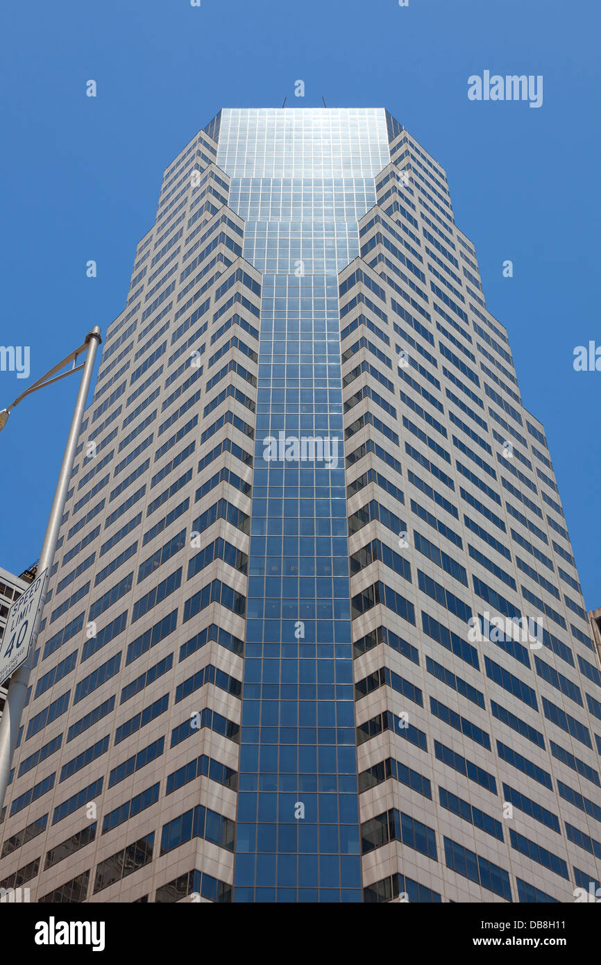 Grattacielo nel Quartiere Finanziario di New York City Foto Stock