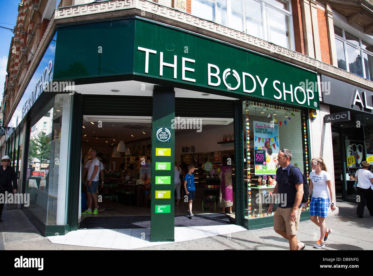 Il Body Shop, Oxford Street, Londra Foto stock - Alamy