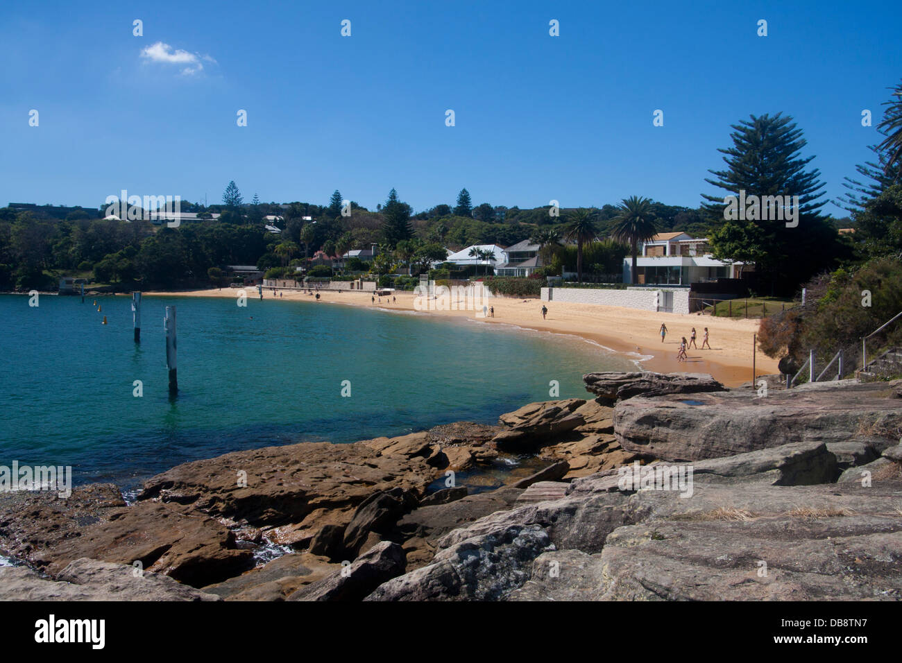 Camp Cove Beach Sydney Harbour National Park sobborghi Orientali Sydney New South Wales NSW Australia Foto Stock
