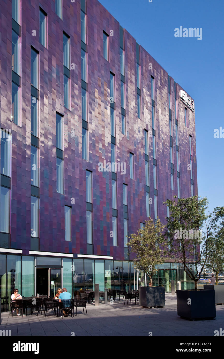 Il aloft hotel presso l'ExCeL di Londra, Inghilterra Foto Stock