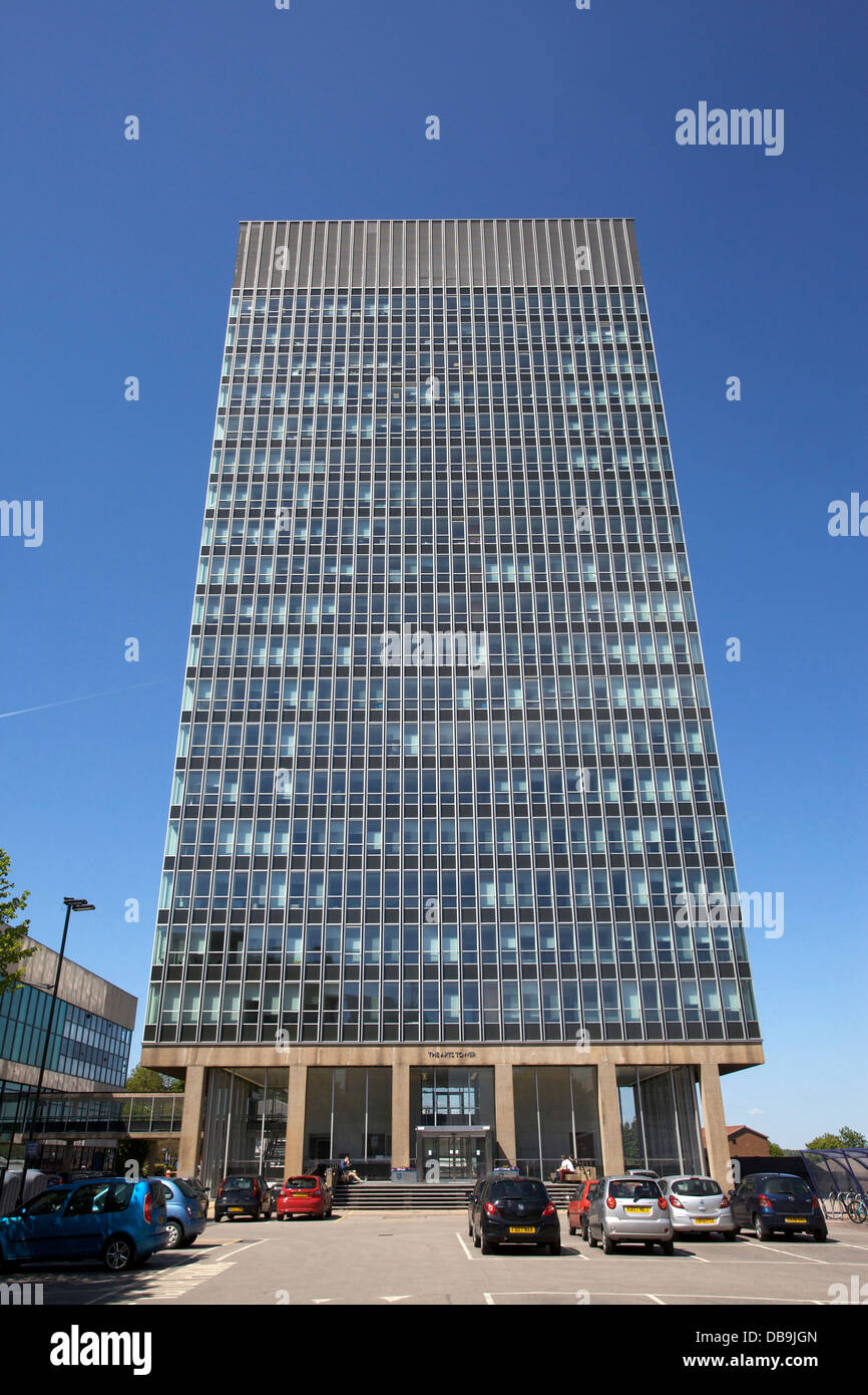 L'Arts Tower - Università di Sheffield, Banca Occidentale, Sheffield Foto Stock