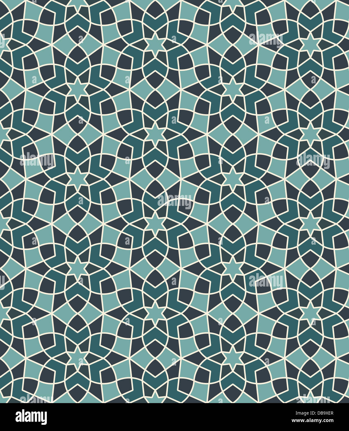 Arabesque pattern senza giunture Foto Stock