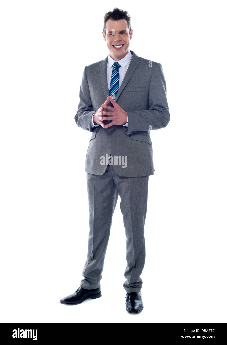 Ritratto di un elegante giovane impreditore Foto Stock