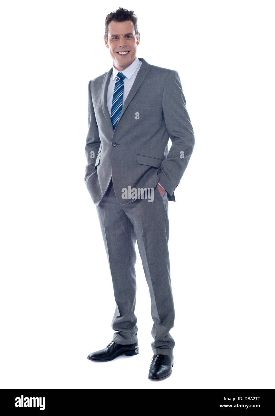Business Executive. A piena lunghezza ritratto Foto Stock