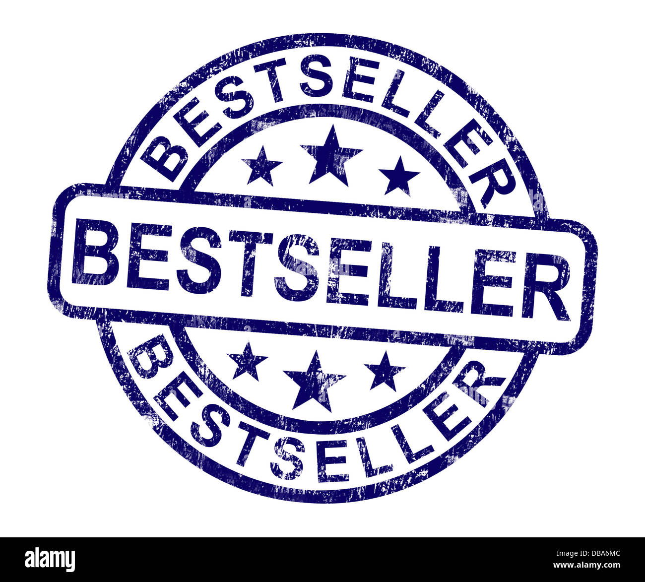 Best-seller timbro Mostra Top Rated o leader Foto Stock