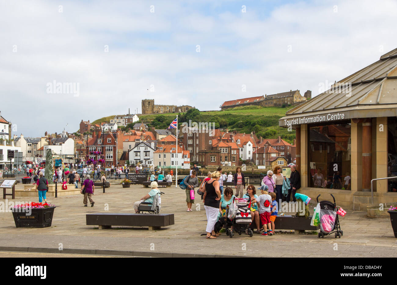 Al di fuori di Whitby Centro Informazioni Turistiche Foto Stock