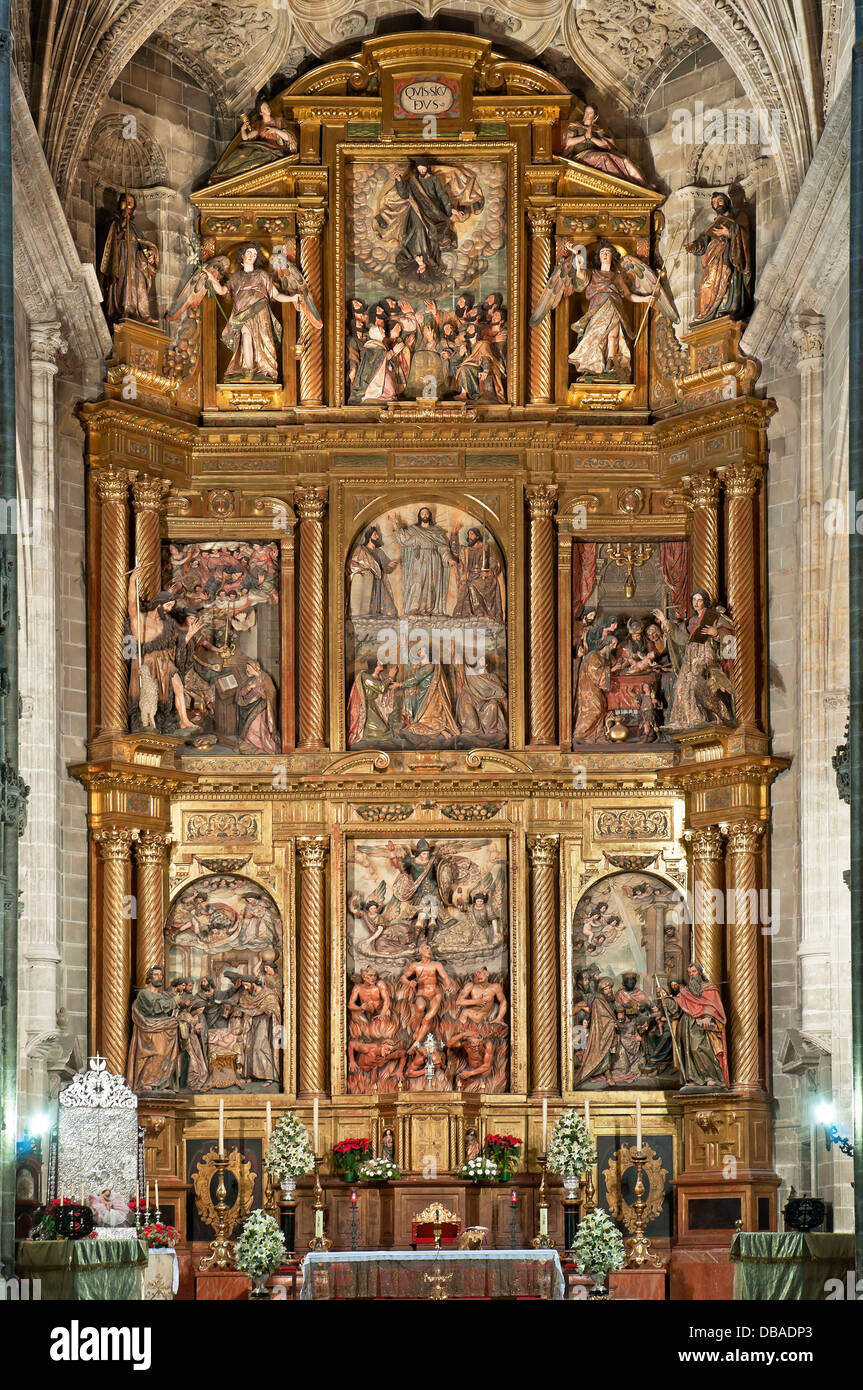 Chiesa di San Miguel, Ancona - XVII secolo, Jerez de la Frontera, Cadice-provincia, regione dell'Andalusia, Spagna, Europa Foto Stock