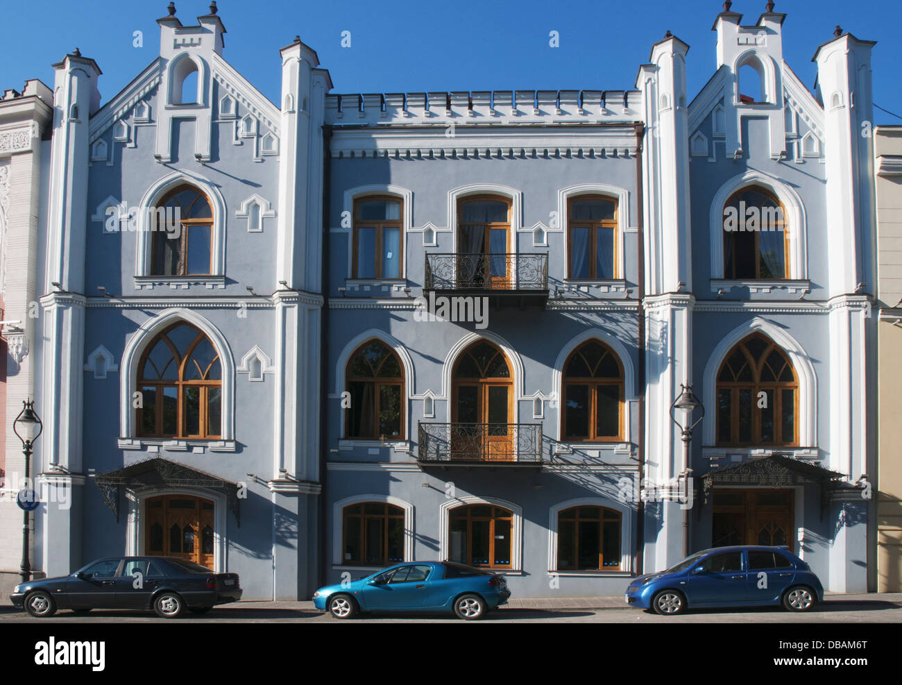 Streetscapes ad est del fiume, Tbilisi Foto Stock