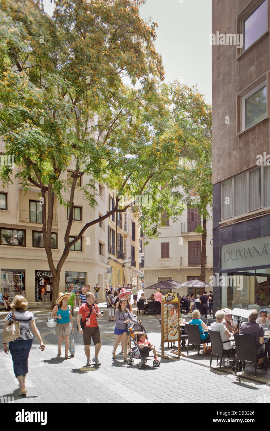 La Plaça del Rosari, Palma di Mallorca Foto Stock