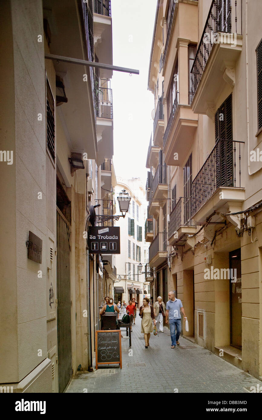 Carrer Paraires, Palma de Mallorca Foto Stock