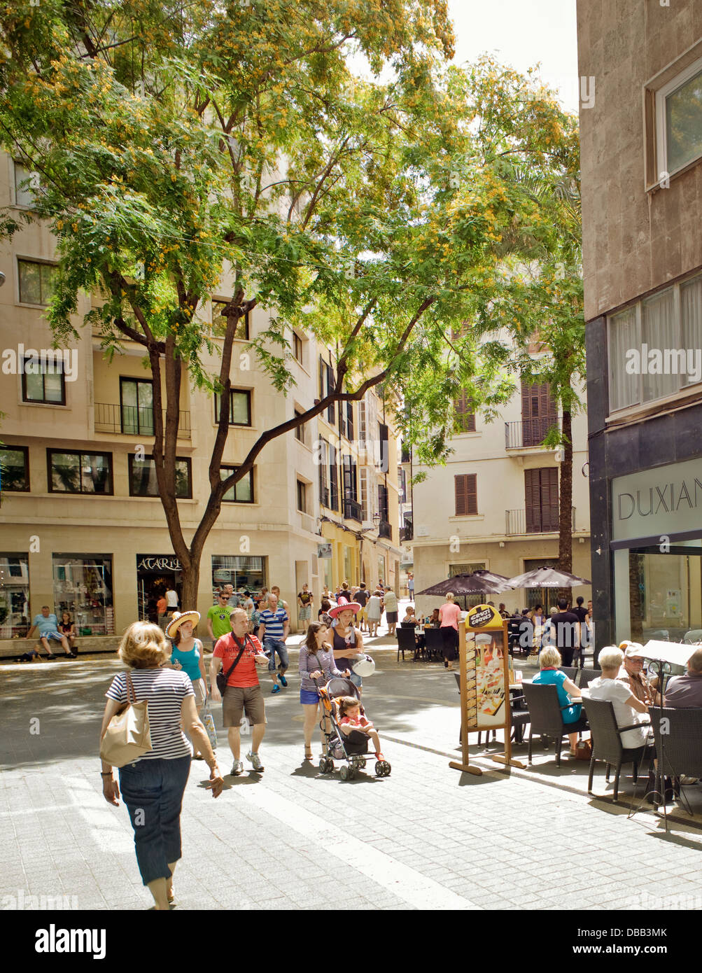 La Plaça del Rosari, Palma di Mallorca Foto Stock
