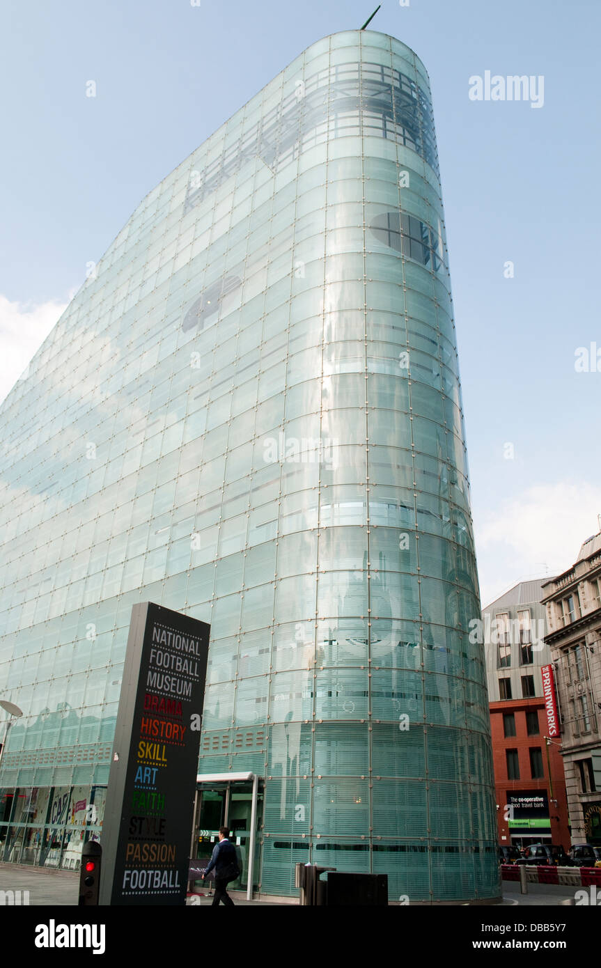 Museo Nazionale del Calcio, Urbis edificio, Manchester, Regno Unito Foto Stock