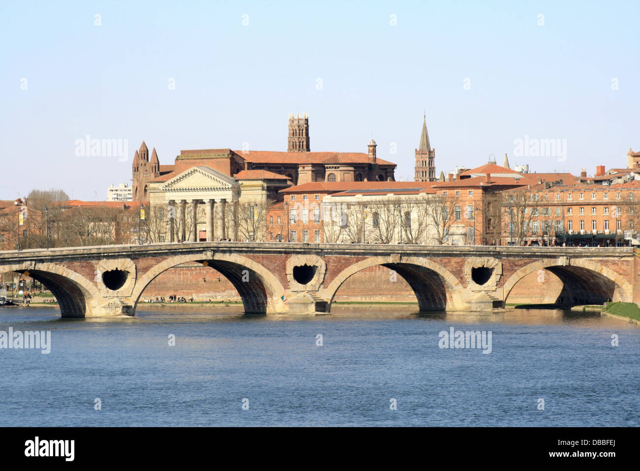 Vista su Toulouse in Francia Foto Stock