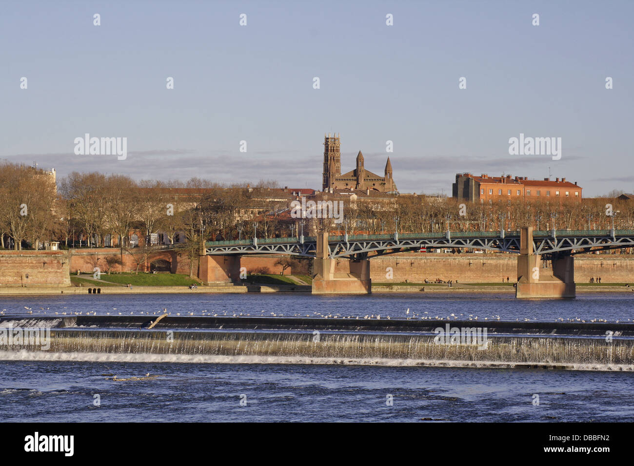 Vista della cascata di Tolosa. Foto Stock