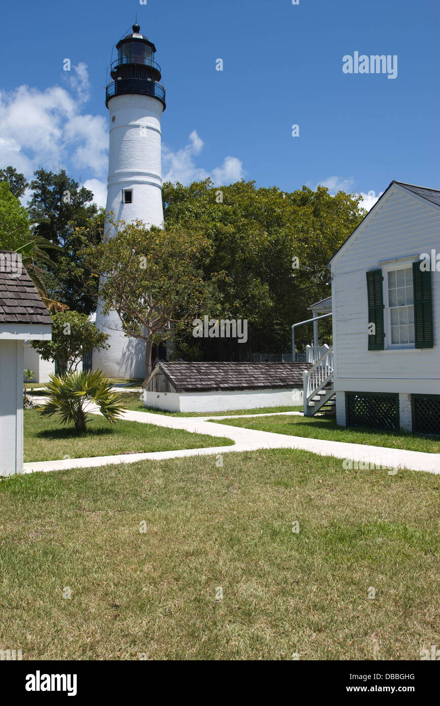 Faro Museo storico quartiere storico di Key West Florida USA Foto Stock