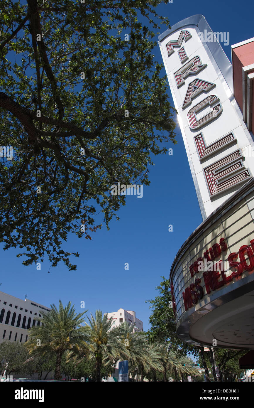 Miracolo TEATRO TENDA LAS OLAS BOULEVARD FORT LAUDERDALE FLORIDA USA Foto Stock Miracolo TEATRO TENDA LAS OLAS BOULEVARD FORT LAUDERDALE FLORIDA USA Foto Stock
