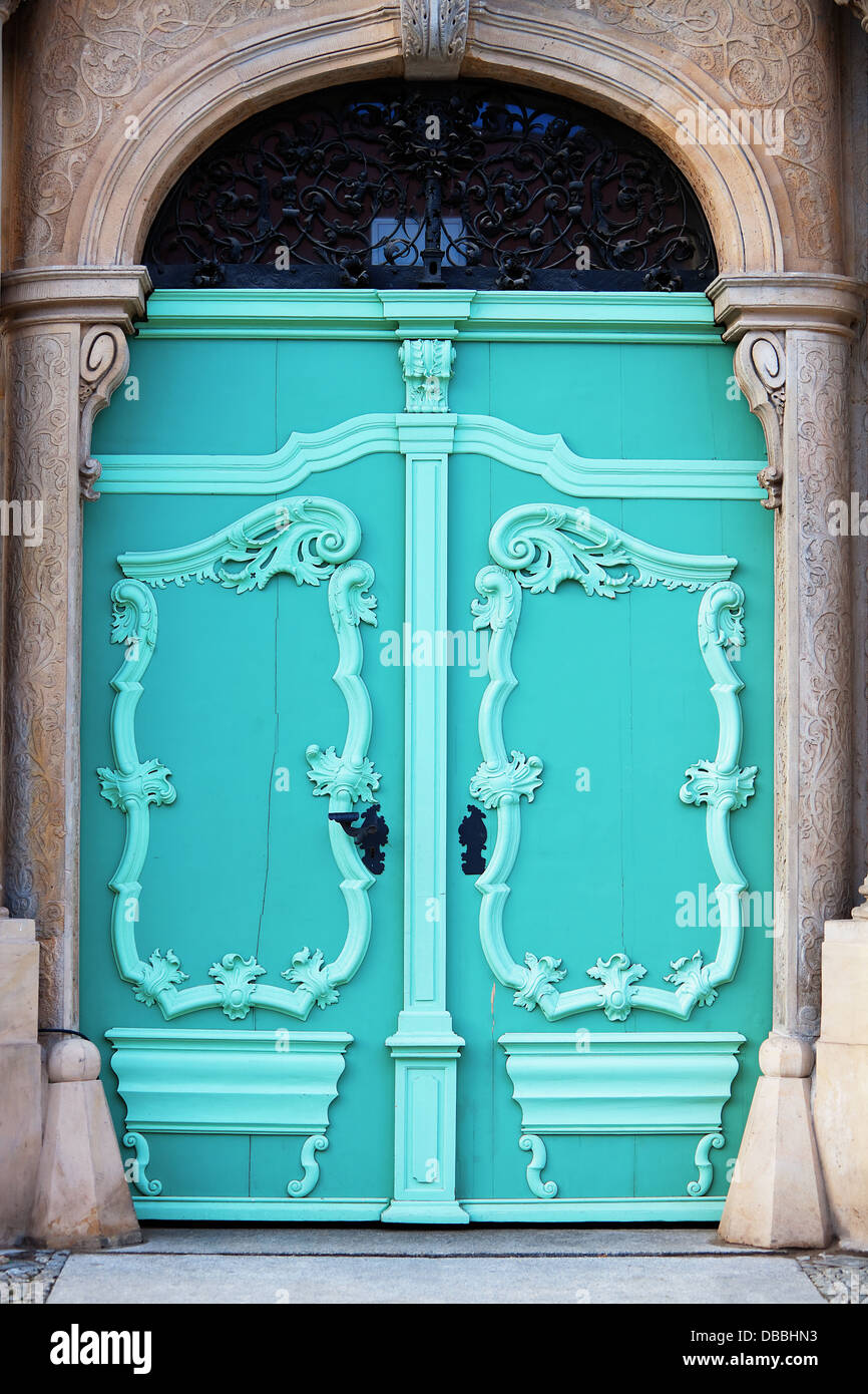 Bellissima porta a Wroclaw in Polonia Foto Stock