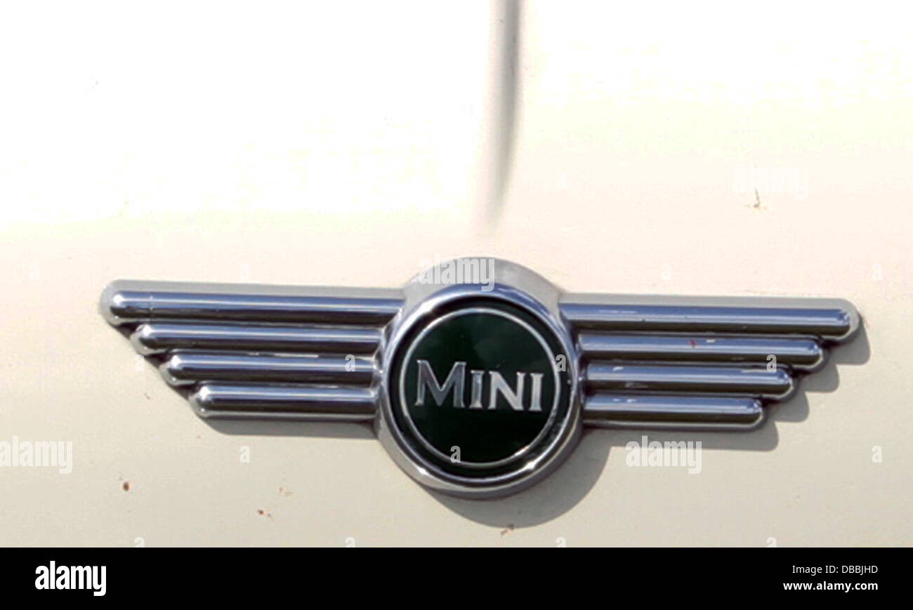 Mini Cooper emblema Foto Stock