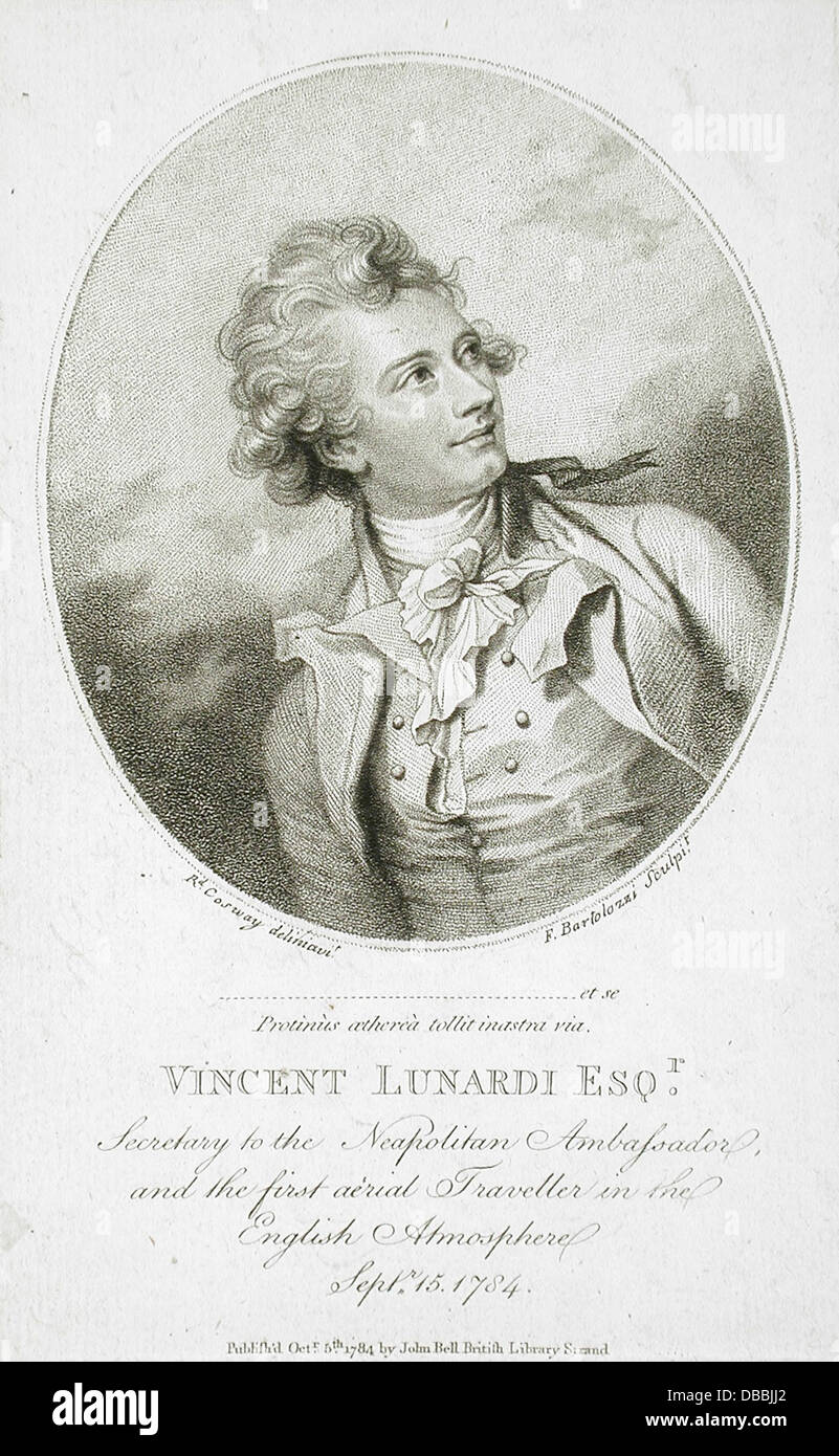 Vincent Lunardi, Esquire M.74.27.2 Foto Stock