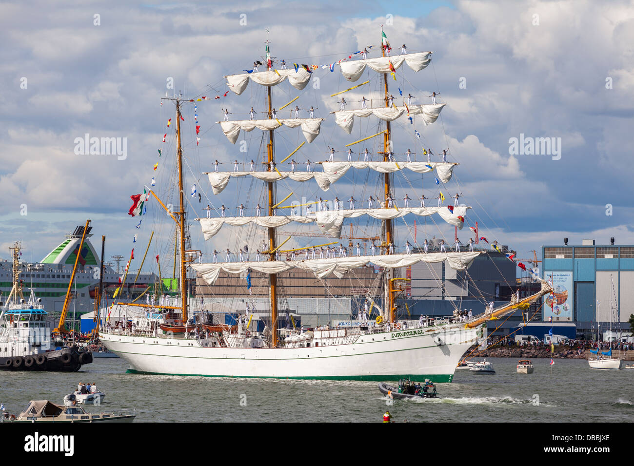 La Tall Ships gare 2013 a Helsinki in Finlandia Foto Stock