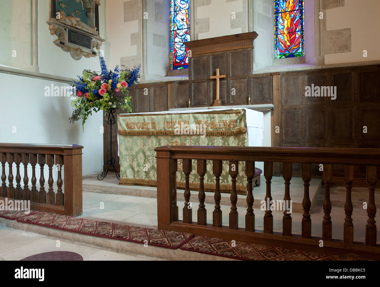 Chiesa Parrocchiale di tutti i santi, Hinton Ampner, Hampshire, Inghilterra, Regno Unito. Foto Stock