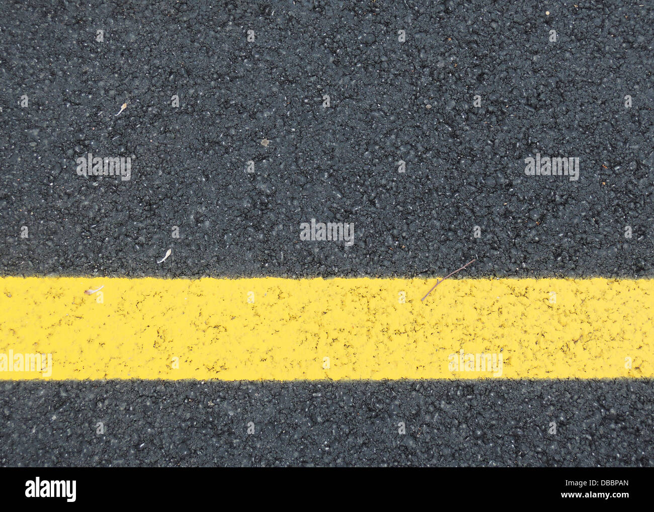 Linea gialla segno Foto Stock