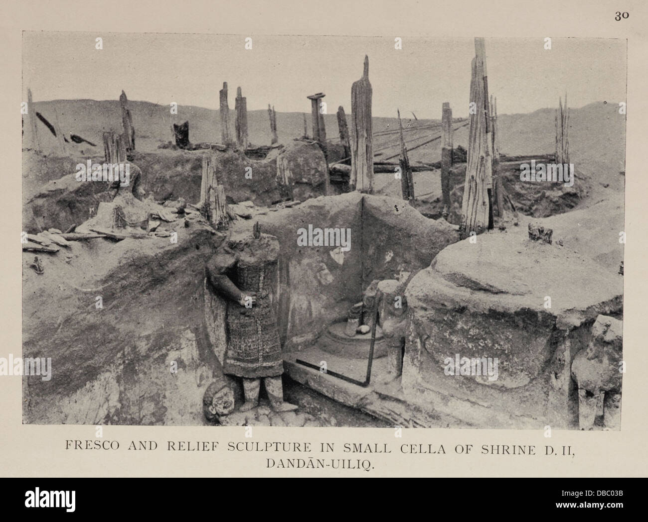 Antico Khotan BLER2 AKV1 FP246 fig30 Foto Stock