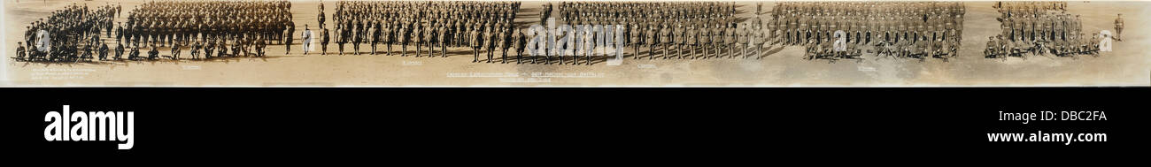Canadian forza expeditionary, 86º Battaglione pistola, Hamilton, Aprile 7, 1916. Società di "A", "B", "C", "D". No. 493 (HS85-10-32547) Foto Stock