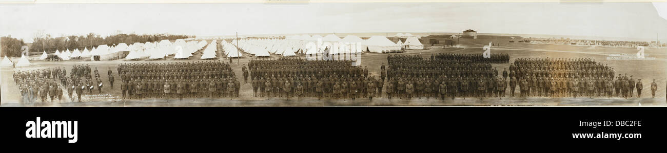 Canadian forza expeditionary, 86º Battaglione Machine-Gun. Città di Niagara Falls, Ontario, Nov, 1915 (HS85-10-31090) Foto Stock