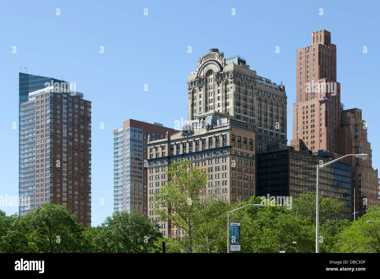 Il Palazzo di Whitehall - 17 batteria posto NY in New York City Foto Stock