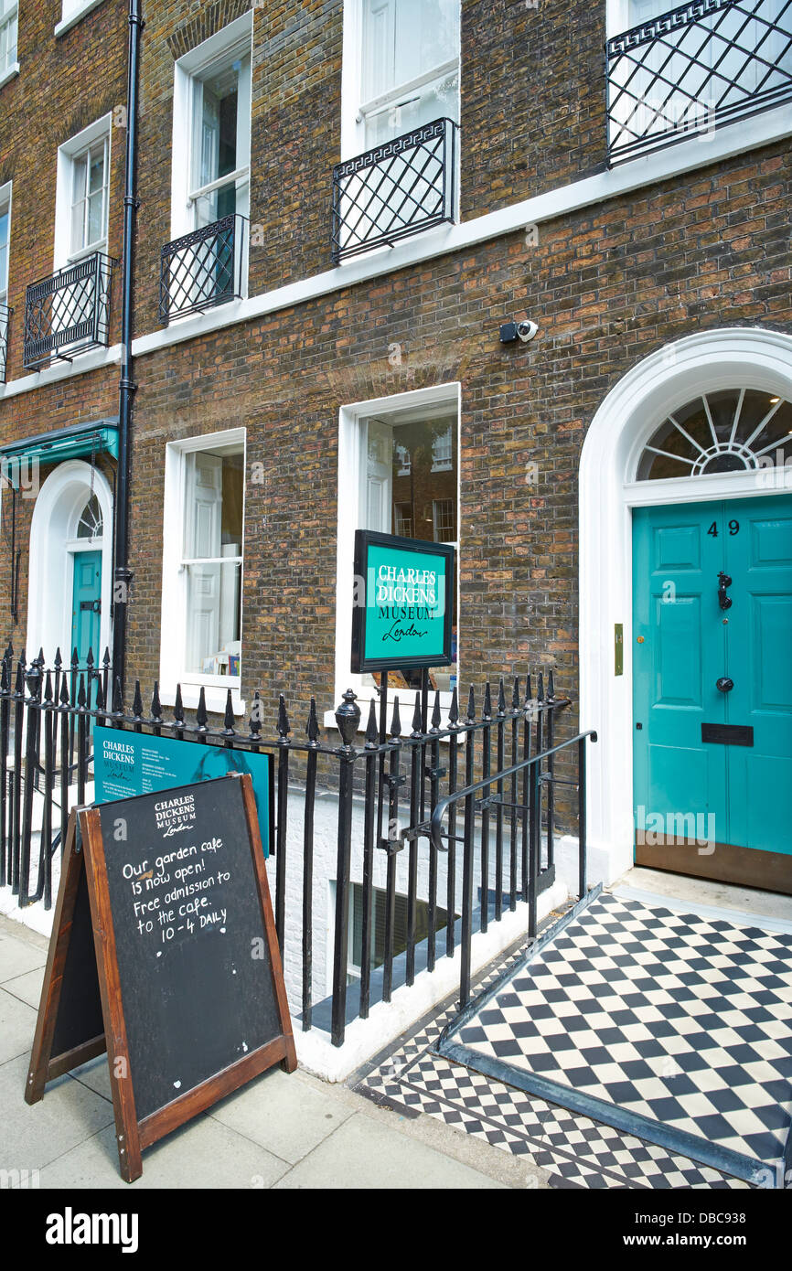 Charles Dickens Museum Doughty Street London REGNO UNITO Foto Stock